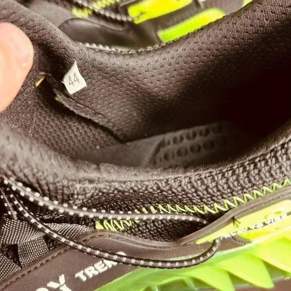 Every One Men’s Blade Running Shoes - Black & Green, Size 10.5 - Picture 6 of 7